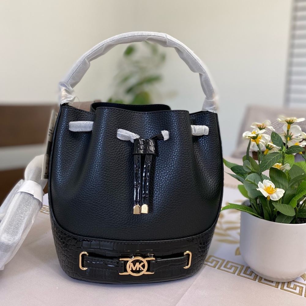 Michael Kors Reed MD Belted Bucket Messenger Bag